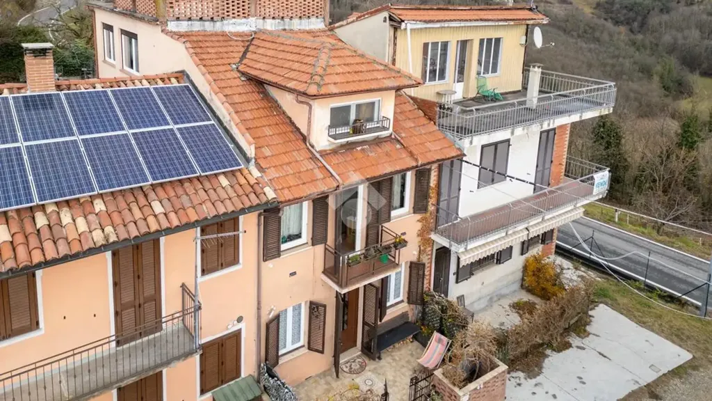 Vue aérienne - Semi-detached House with Panoramic View in Marentino