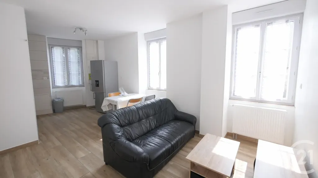 Séjour - Appartement F2 Meublé en Centre-Ville de Guéret