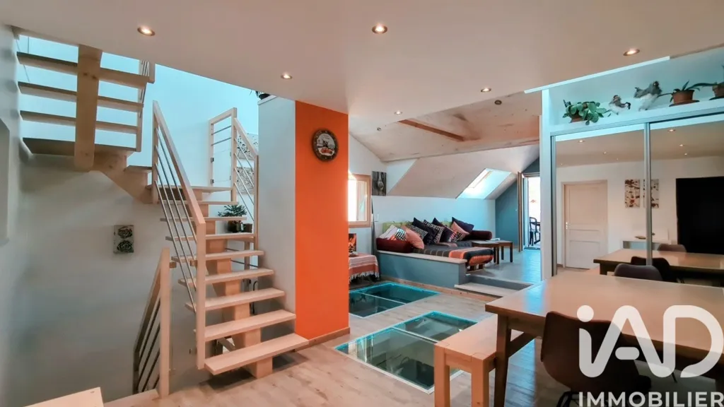 Living Room - Triplex with Terraces in Rochejean