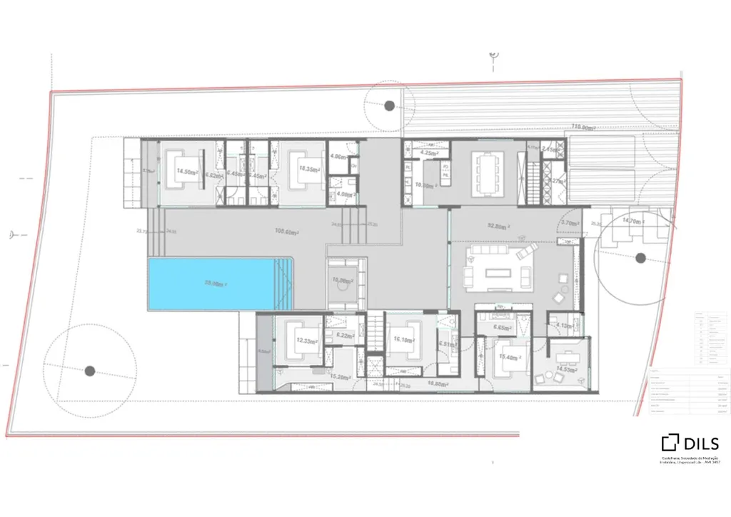 Plan - Approved Plot for Villa with Sunset View in La Reserve