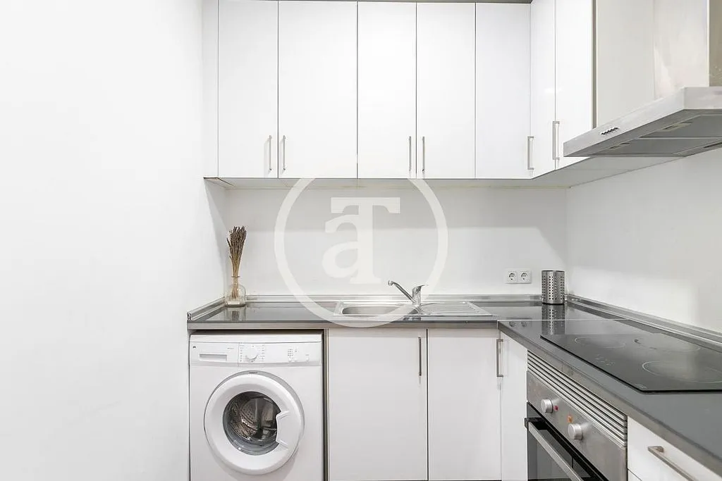 Cuisine - Furnished Flat with Catalan Vault in Barcelona
