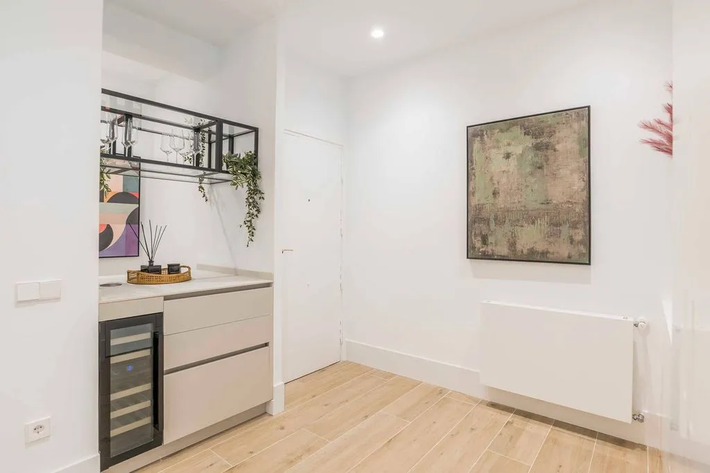 Cuisine - Renovated Flat with City View in Madrid