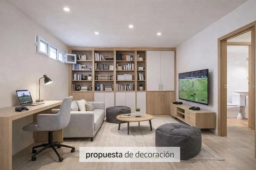 Soggiorno - Detached Chalet with Garden in Valdebebas