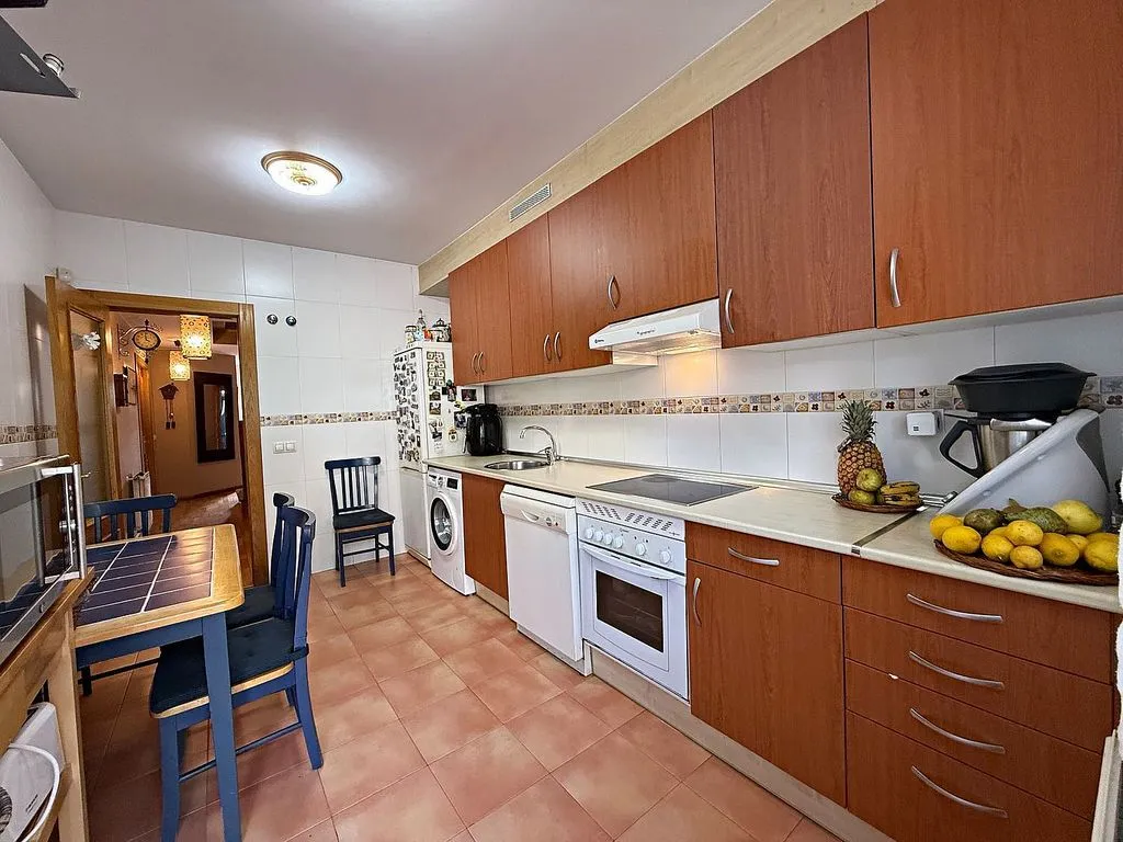 Cuisine - Semi-Detached House with Pool in Llanera
