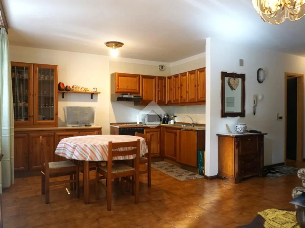 Salle à manger - 3-Room Apartment with Balconies in Andalo