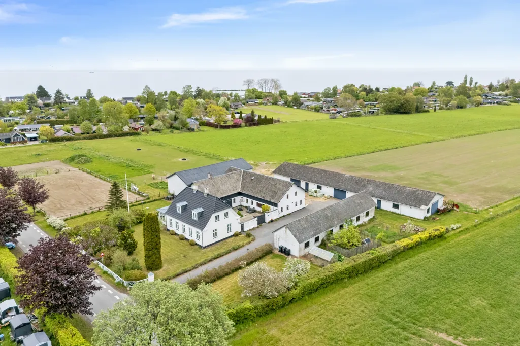 Vue aérienne - Patrician Villa with Equestrian Facilities in Strøby