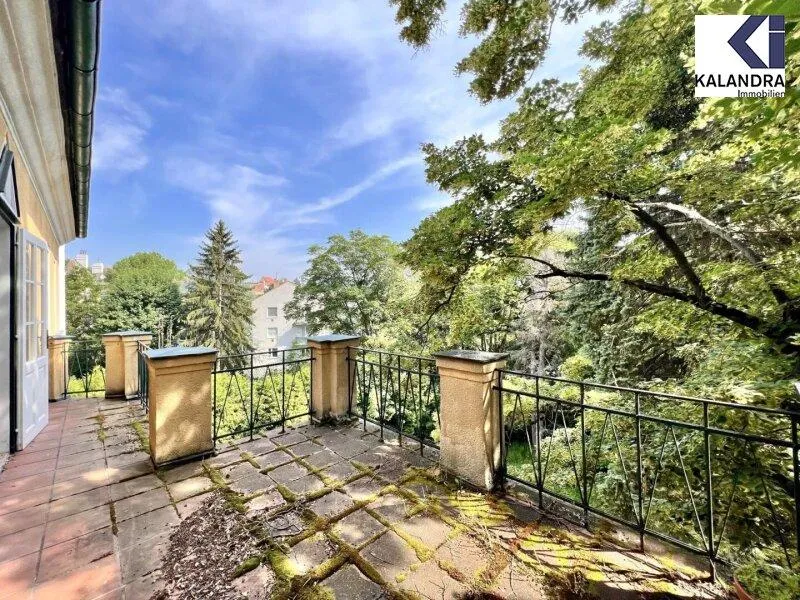 Terrace - Classical Altbau Villa with Terrace in Gersthof
