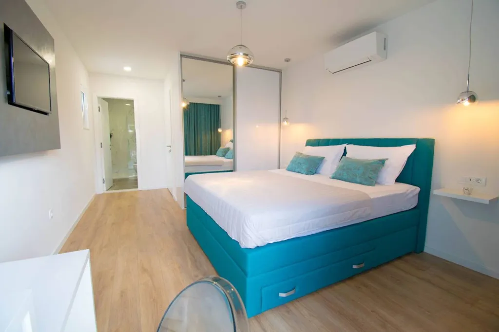 Bedrooms - New Villa with Pool in Baška Voda