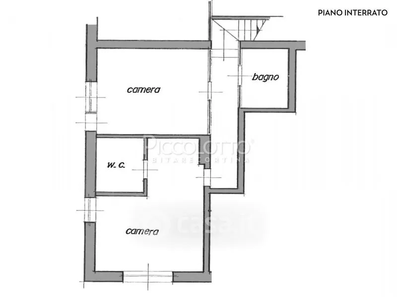 Plaan - Trilocale with Panoramic View in Cortina d'Ampezzo
