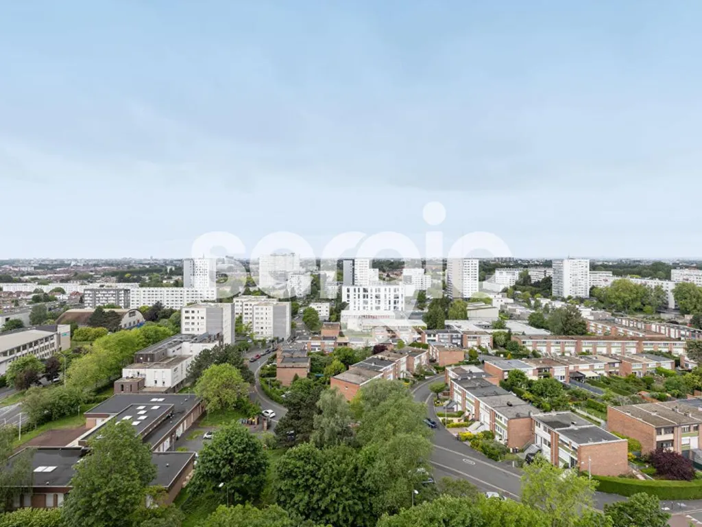 Vue aérienne - Appartement 2 Pièces avec Ascenseur à Mons-en-Barœul