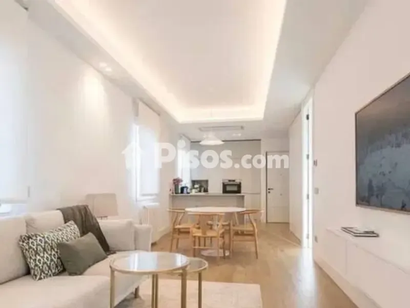 Living Room - Apartment with Light in Almagro, Madrid