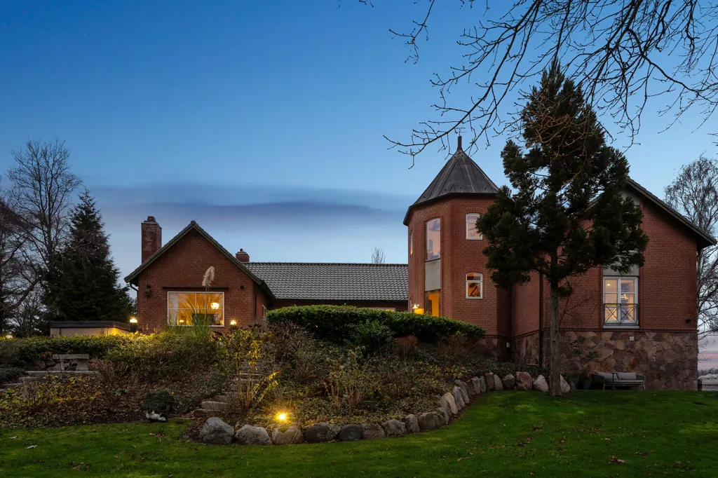 Extérieur - Characterful Country House with Tower near Langesø