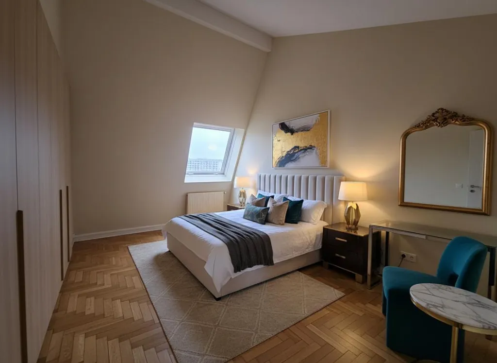 Chambres - Appartement Duplex avec Vue Dégagée à Dax Centre