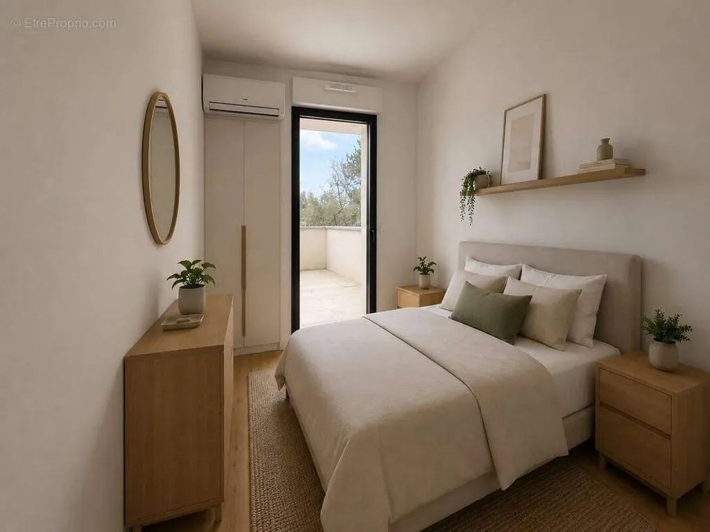 Bedrooms - Bright T3 Apartment with Terraces in Bordeaux