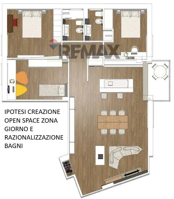 Plaan - Apartment with Balcony near L'Aquila Centre
