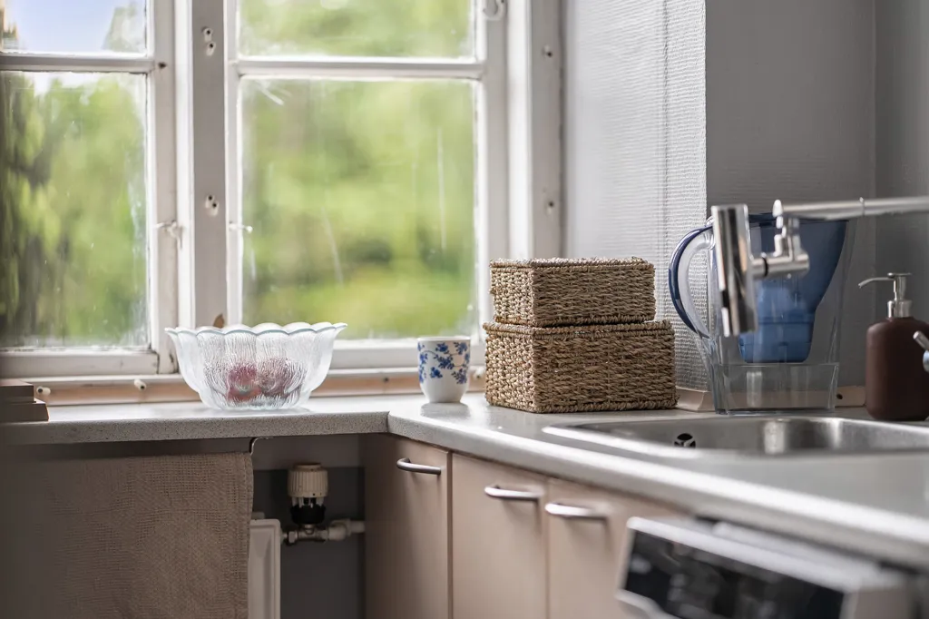 Cucina - Condo with Garden Access in Hillerød