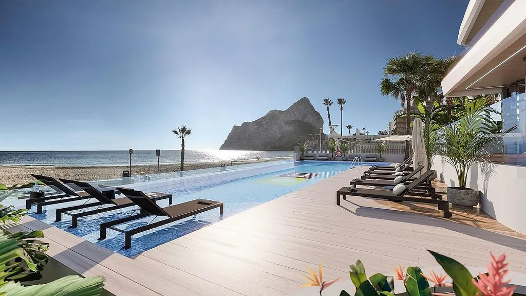 Piscine - Apartment with Pool in Calpe's Playa Fossa