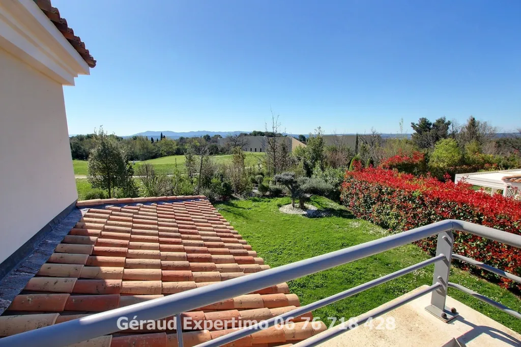 Terrasse - Villa avec vue sur le golf à Aix-en-Provence