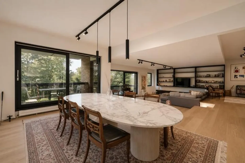 Salle à manger - Appartement Rénové avec Terrasses à Uccle