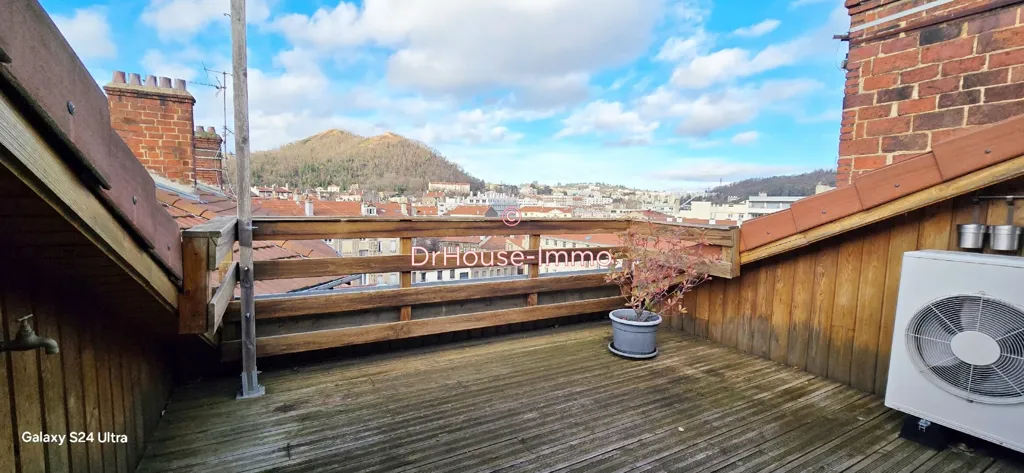 Terrasse - Penthouse avec tropézienne et vue dégagée au centre de Saint-Étienne