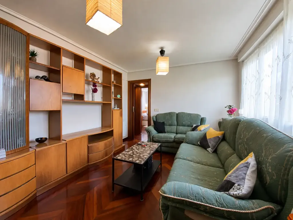 Living Room - Apartment with Balcony in Suances