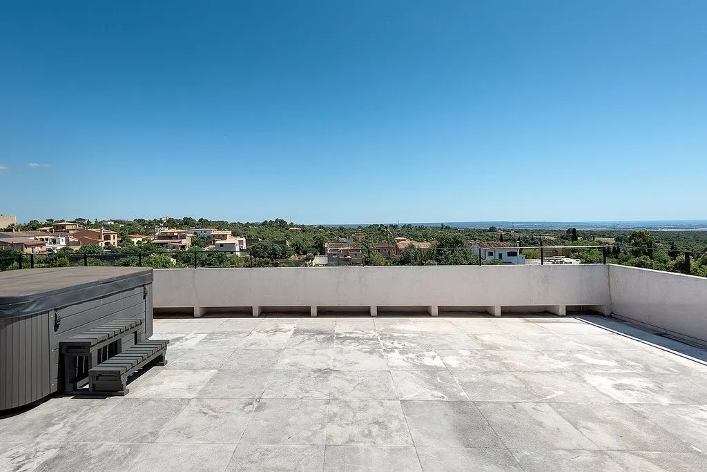Terrasse - Luxury Chalet with Pool in Pòrtol