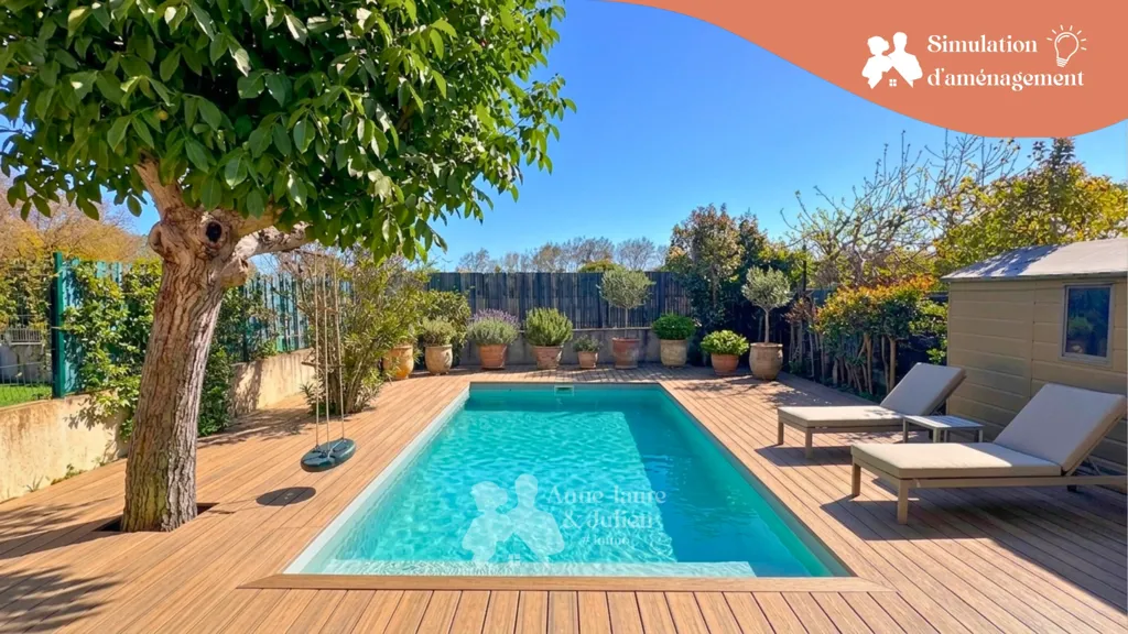 Piscine - Maison au Calme avec Jardins à Pélissanne