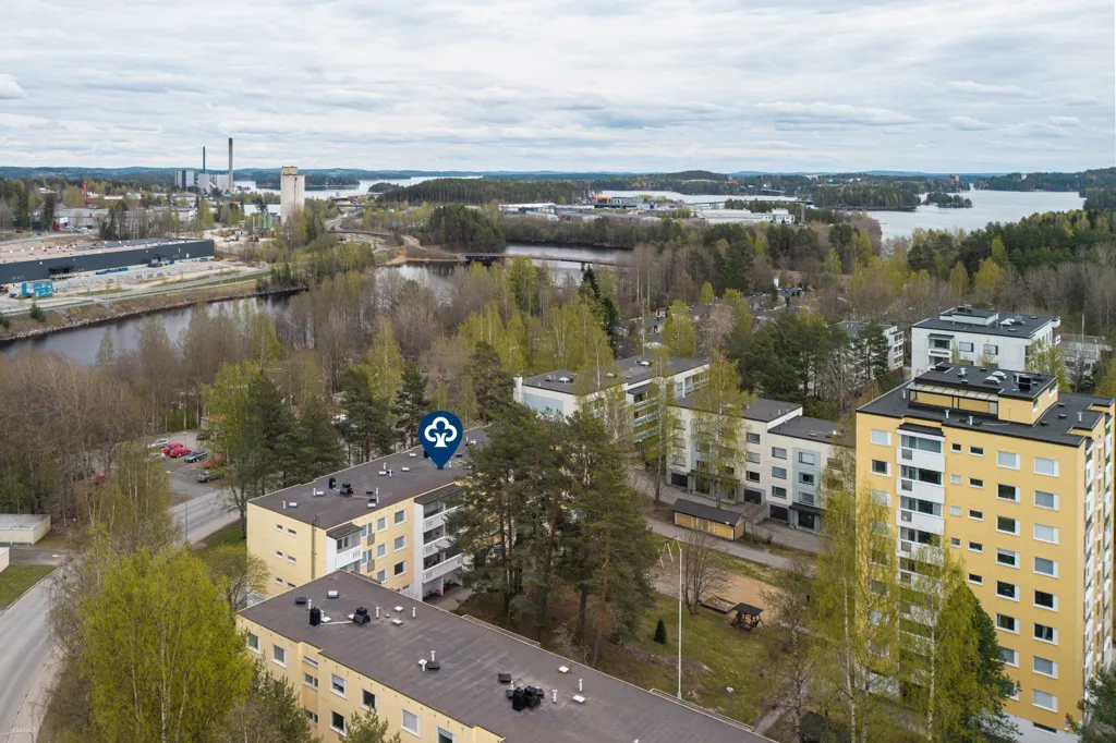 Õhuvaade - Spacious Apartment with Balcony in Särkiniemi, Kuopio