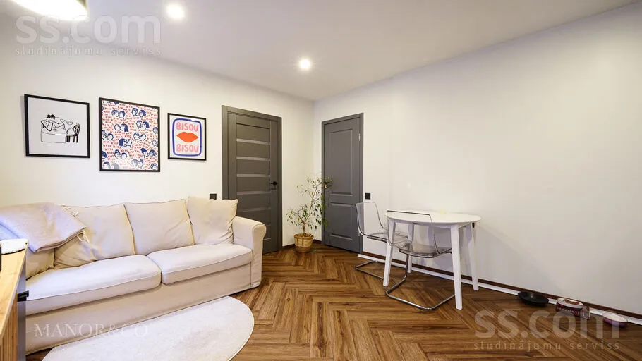 Séjour - Modernised Flat with Quiet Setting in Riga Centre