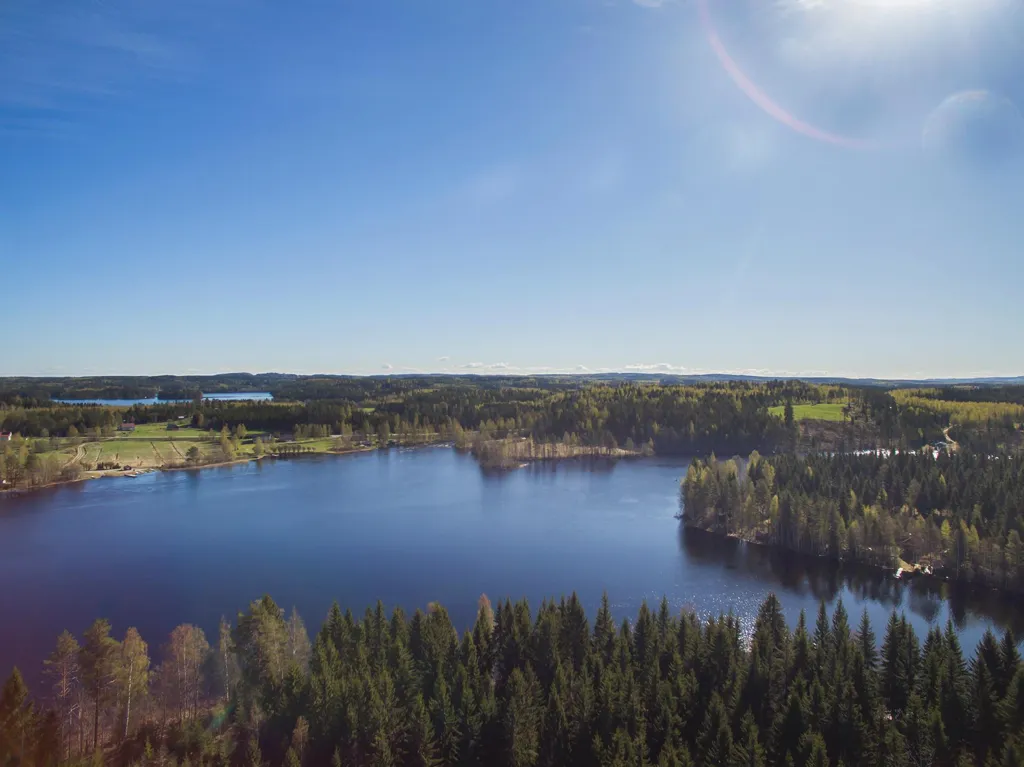 Vista aérea - Building Land with Private Lakefront in Kaavi