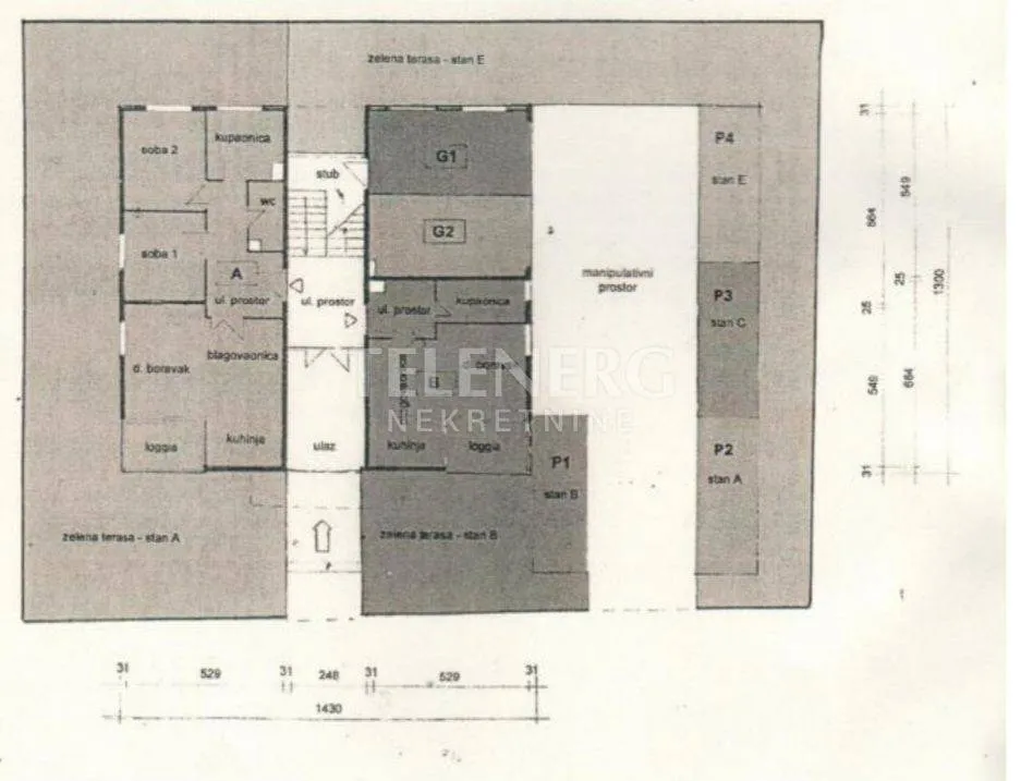 Planimetria - Multi-Unit House with Garden in Remete, Zagreb