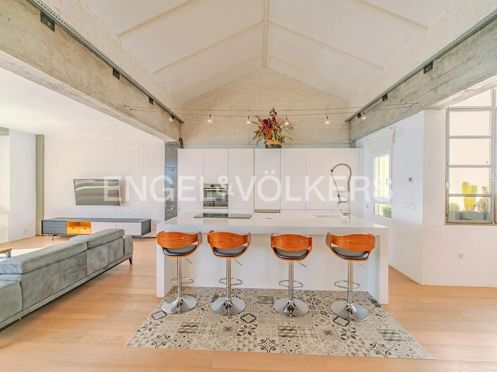 Cuisine - Penthouse with Sea View in Casco Antiguo, Alicante