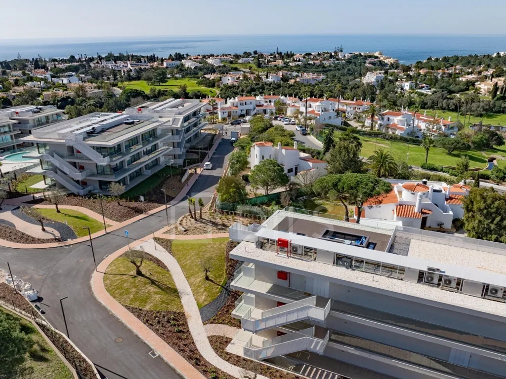 Aerial - Luxury Apartment with Beach Proximity in Lagoa
