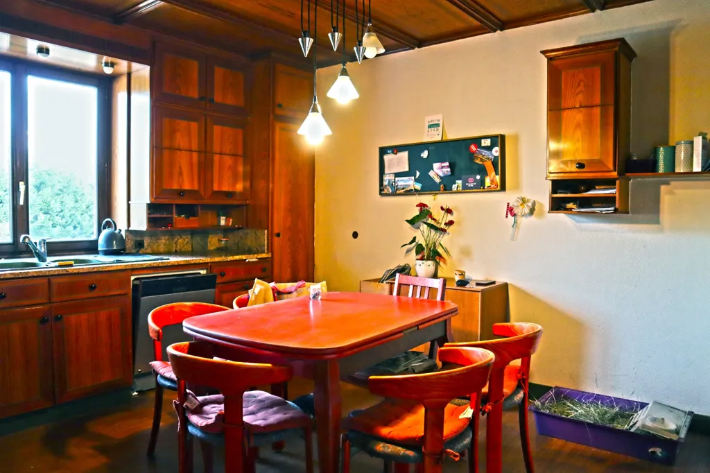 Salle à manger - Maison d'Architecte avec Véranda à Soultz-sous-Forêts