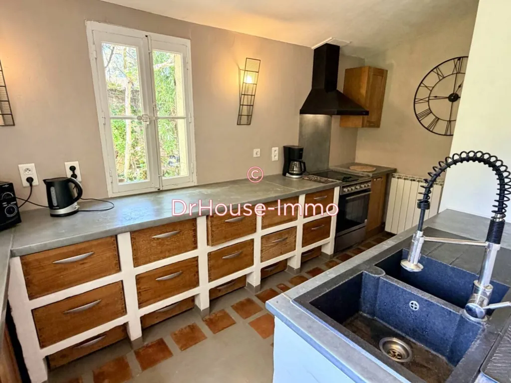 Cucina - Renovated Mas with Pool in Villecroze