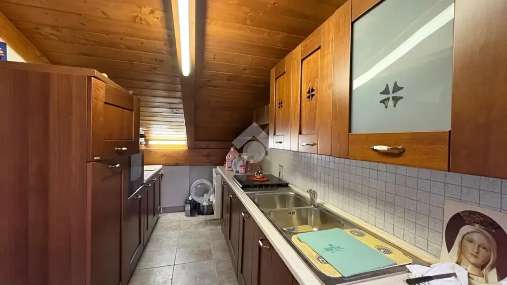 Cuisine - Apartment with Panoramic Terrace in Rende