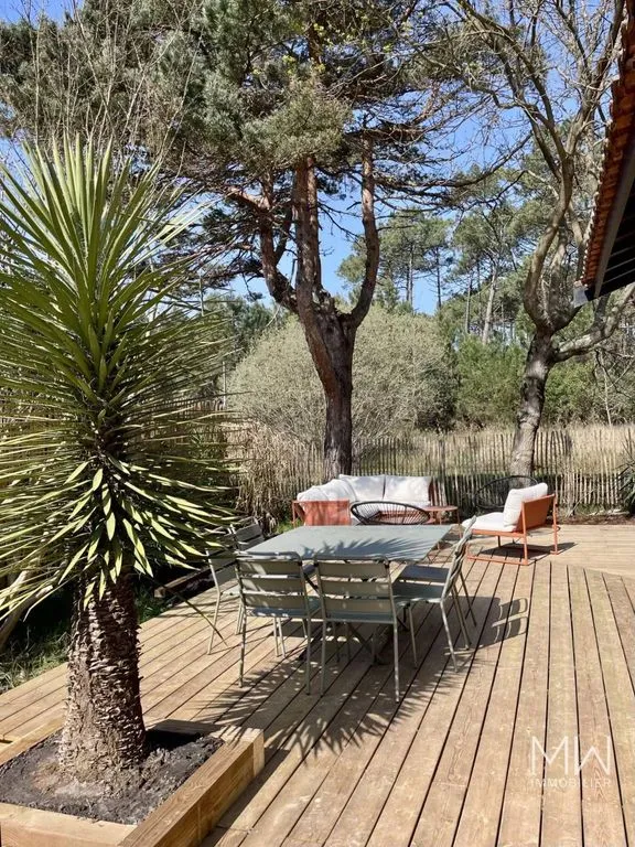 Terrace - Luxury Villa with Pool in Lège-Cap-Ferret