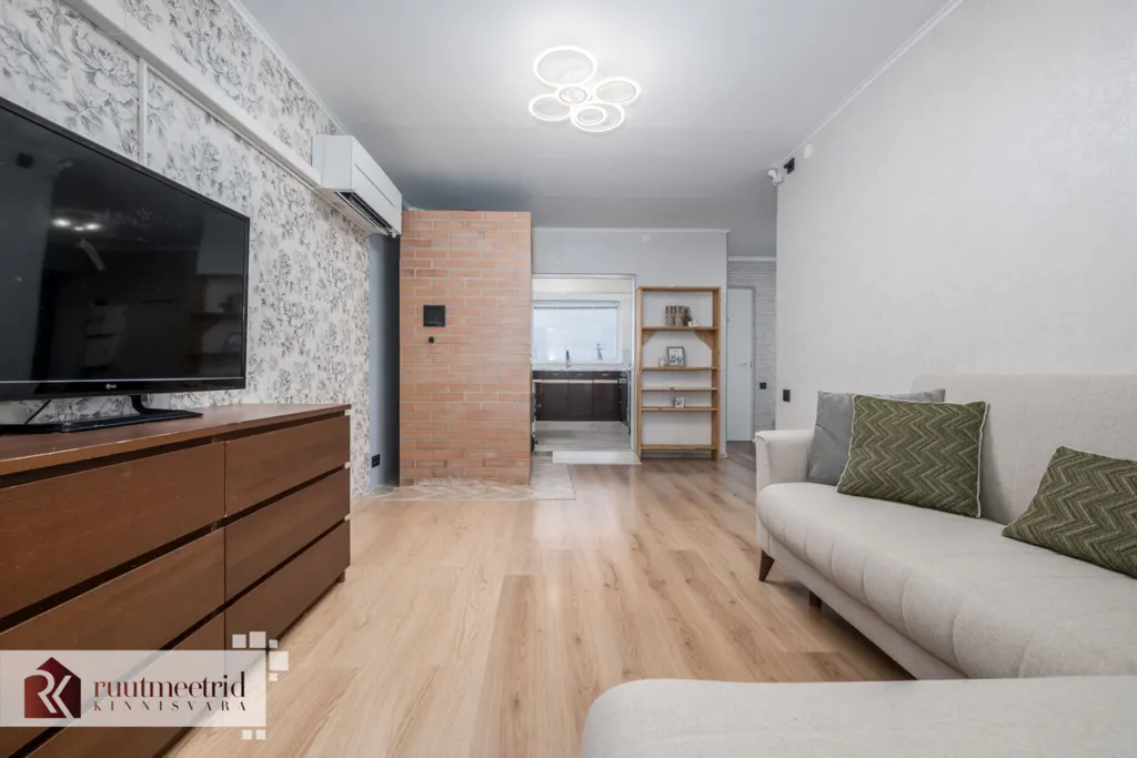 Séjour - Stone Apartment with Balcony in Keila