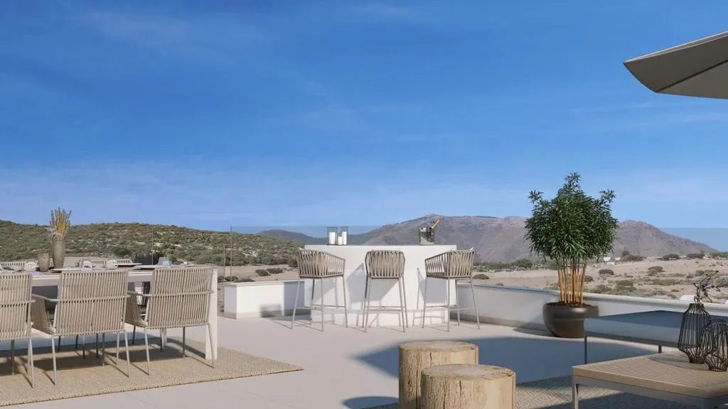 Terrasse - Luxury Flat with Lake View in Casares