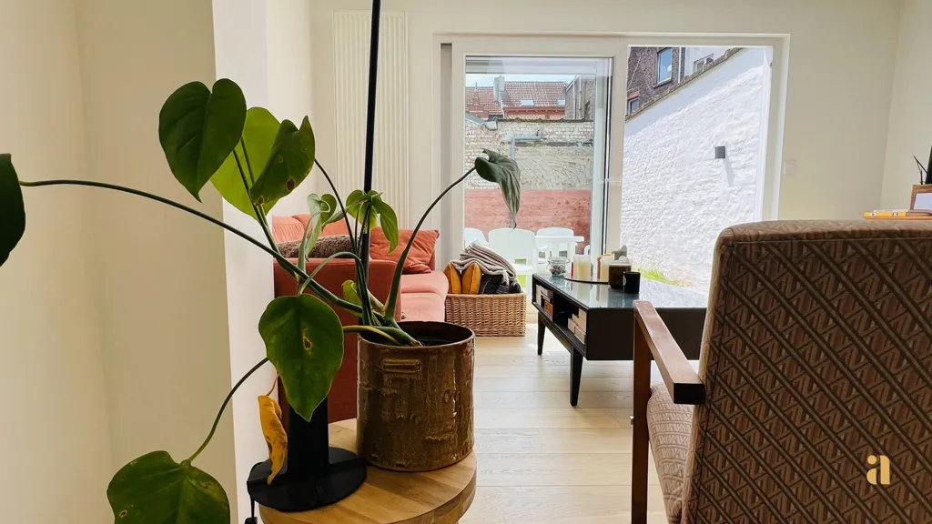 Séjour - Appartement Lumineux avec Jardin à Gand