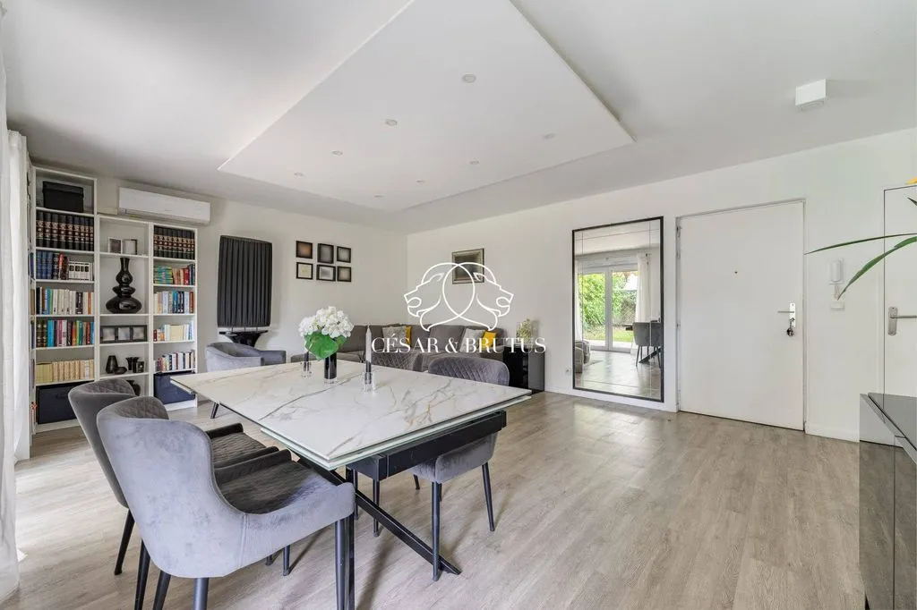 Söögituba - Luxury Apartment with Private Garden in Villeurbanne