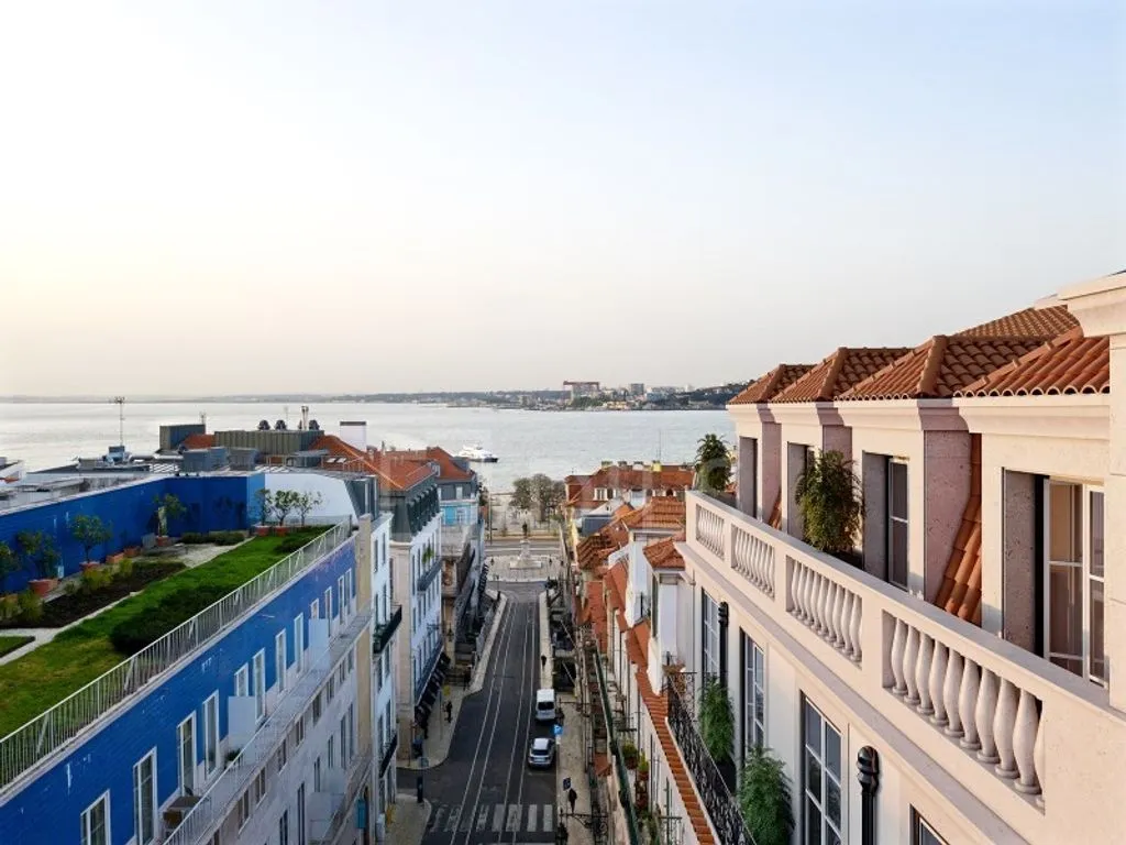 Vue aérienne - Loft with Vaulted Ceilings in Chiado, Lisbon