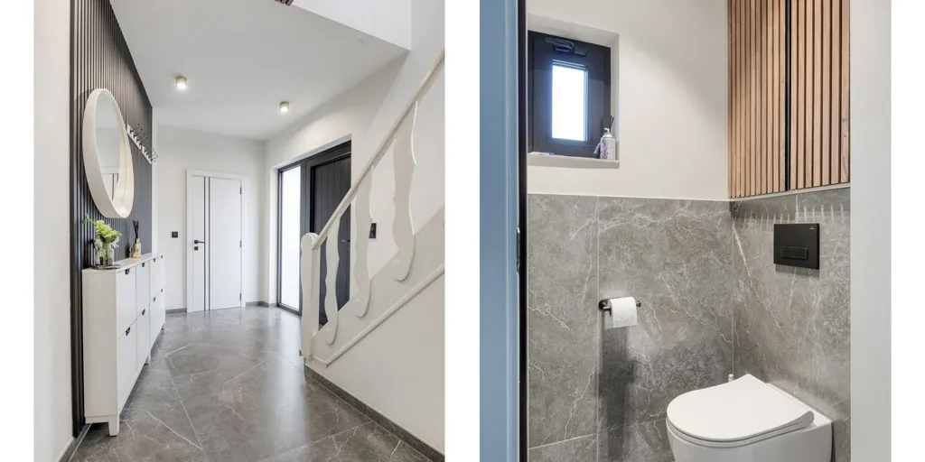 Bathrooms - Mixed-Use Property with Garden in Broechem