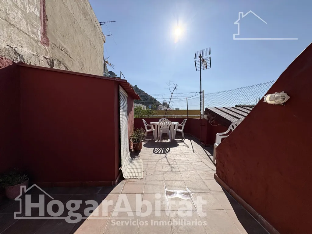 Terrasse - Reformed House with Terrace in Cullera Centre