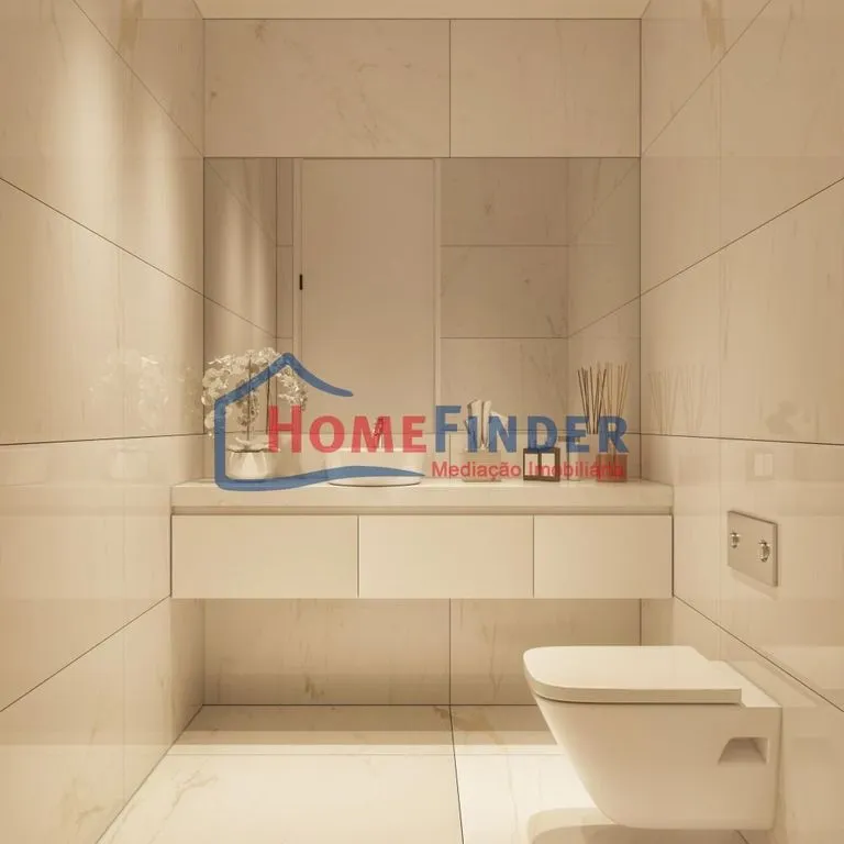 Bathrooms - Contemporary House with Pool in Braga