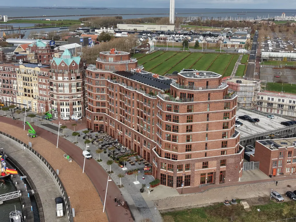 Aerial - Apartment with Harbour View in Lelystad