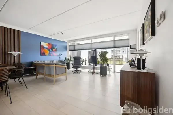 Séjour - Modern Flat with Fjord View in Nørresundby
