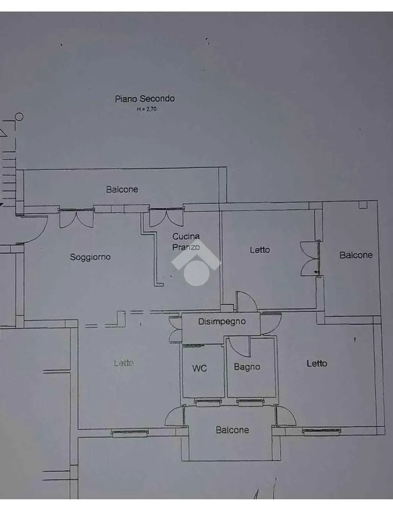 Plaan - Apartment with Three Terraces in Cannara