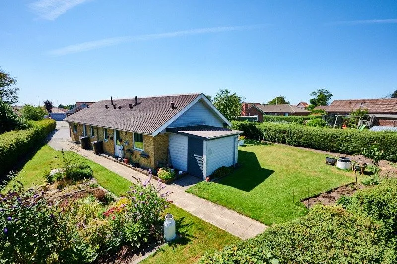 Aerial - Two-Bedroom Terraced House in Skjern