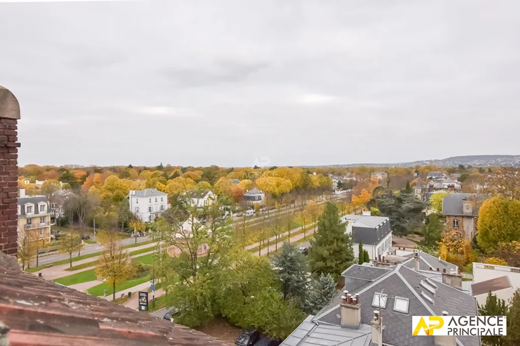 Vue aérienne - Duplex avec Vue sur le Parc à Maisons-Laffitte